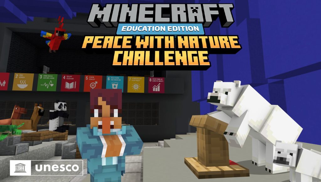 Hacer las pases con la naturaleza. Minecraft y Unesco